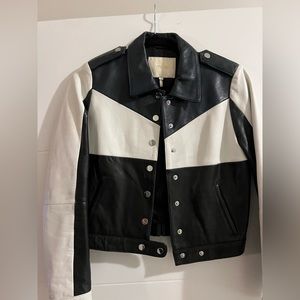 Maje leather jacket